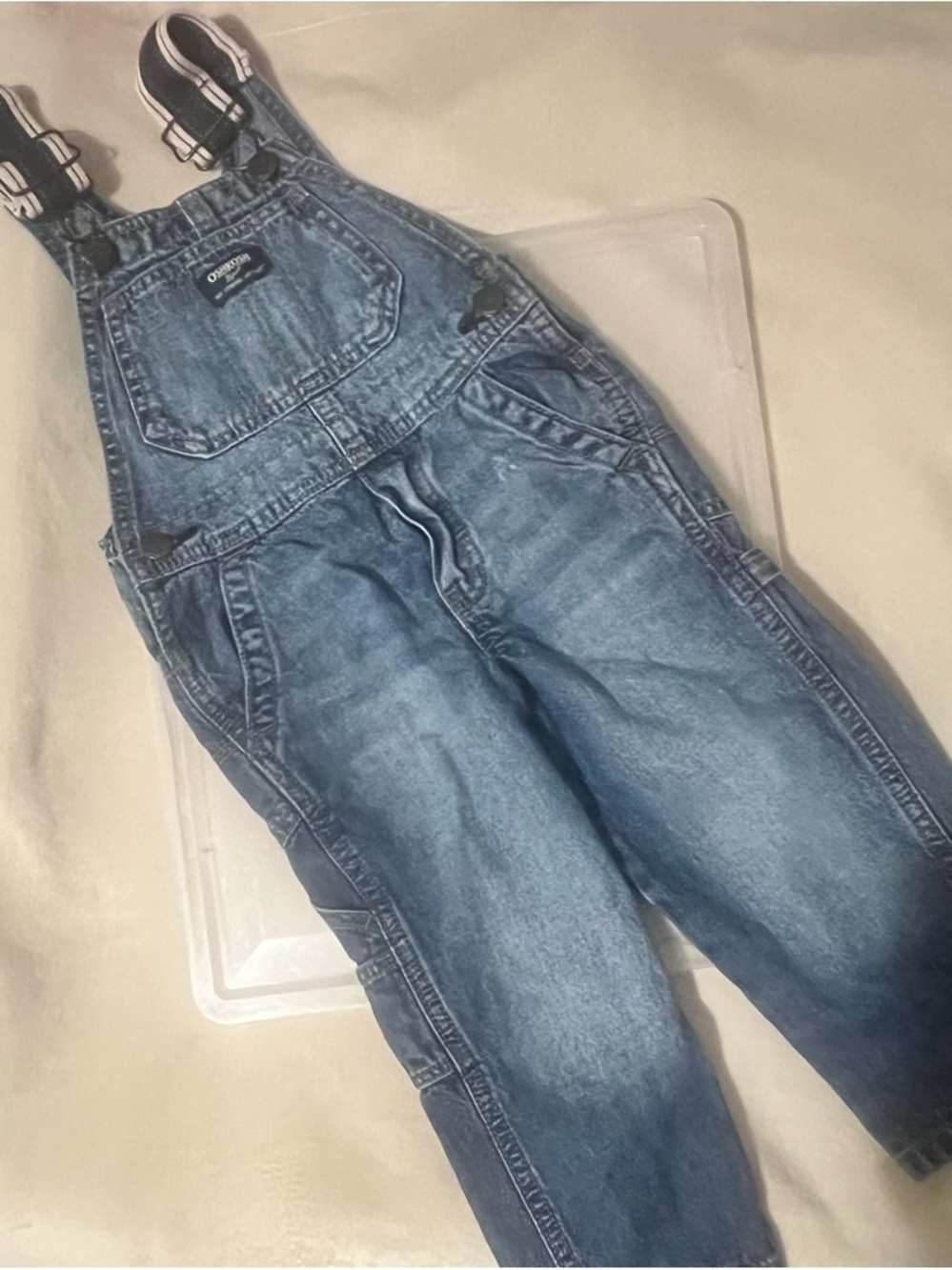 OshKosh B'gosh Kids Medium Blue Denim Relaxed Overalls